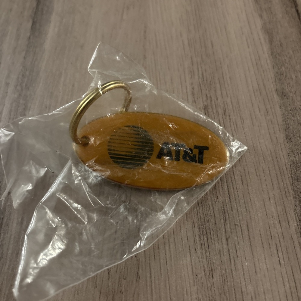 New Vintage AT&T Key Ring Fob Dial Access Code On Back Made In USA Collectible